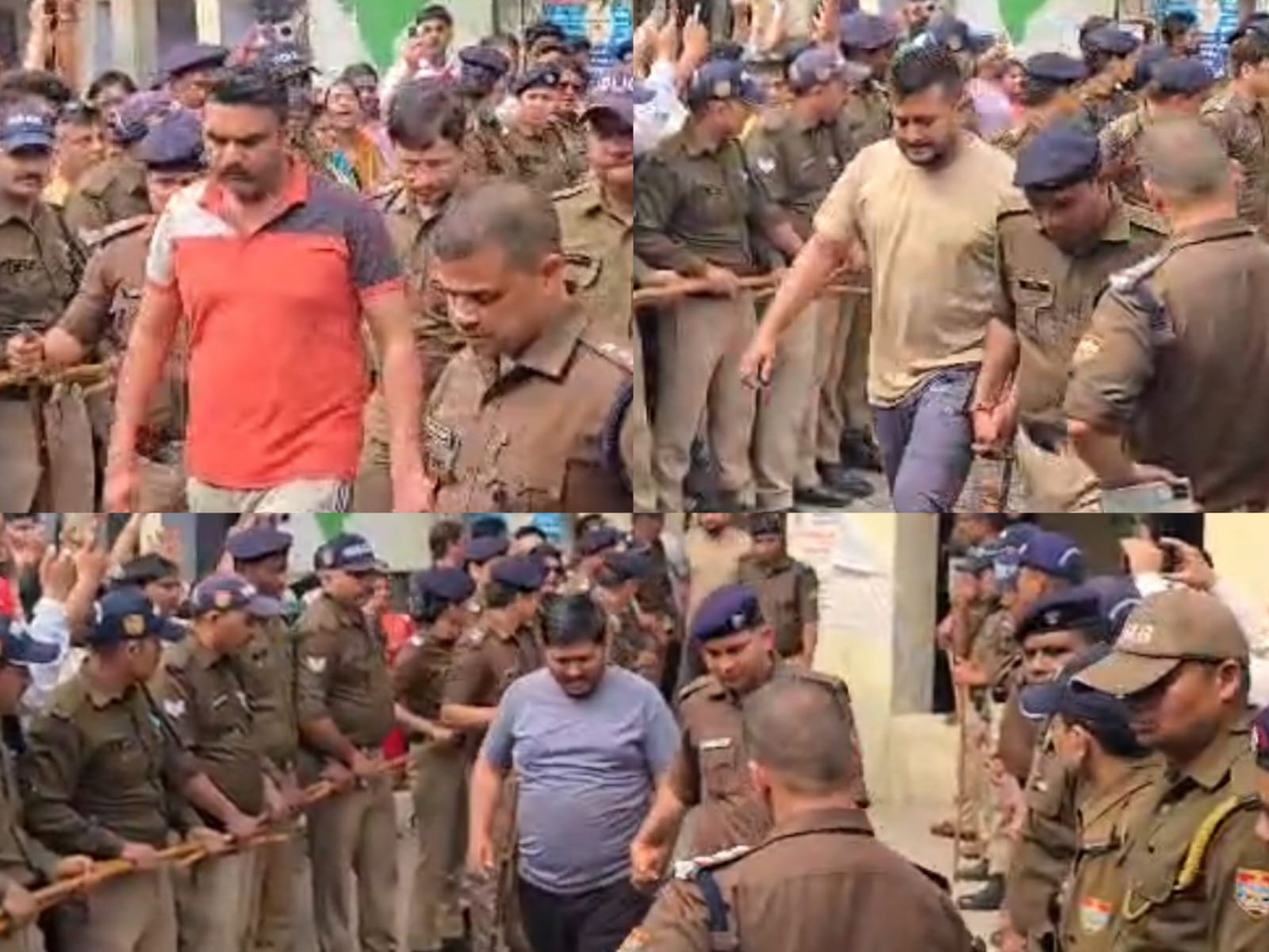 पंजनहेड़ी गोलीकांड के शेष तीनों आरोपी गिरफ्तार, भेजे जेल बजरंग दल के नेताओं ने गिरफ्तारों को छुड़ाने के लिए कनखल थाने में झोंकी ताकत दवाब नहीं माना तो महिलाओं को आगे कर दारोगाओं पर लगाए गंभीर आरोप।